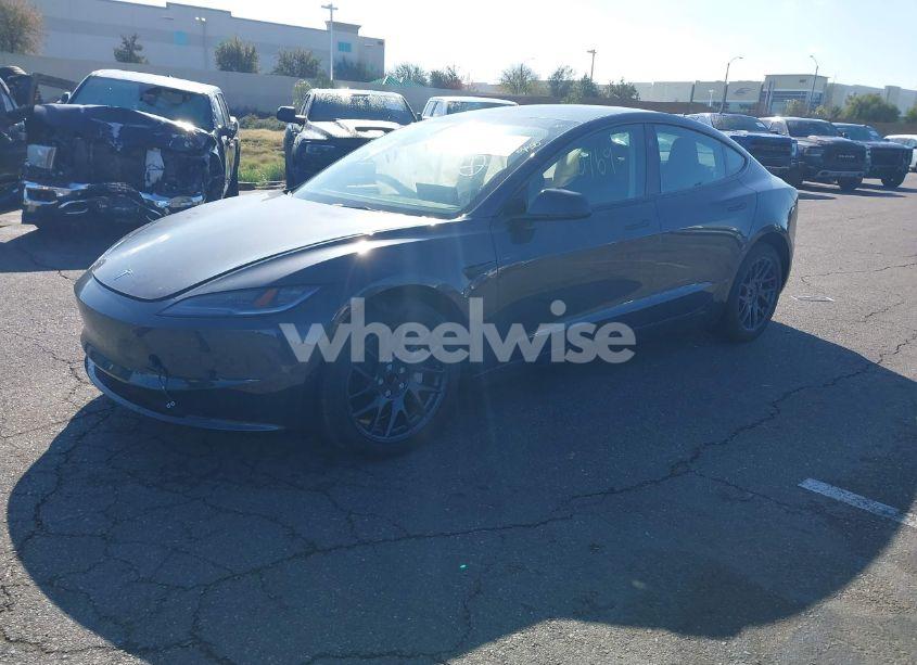 Photo 2 of 2025 Tesla Model 3 LONG RANGE REAR-WHEEL DRIVE (VIN 5YJ3E1EA3SF890911)