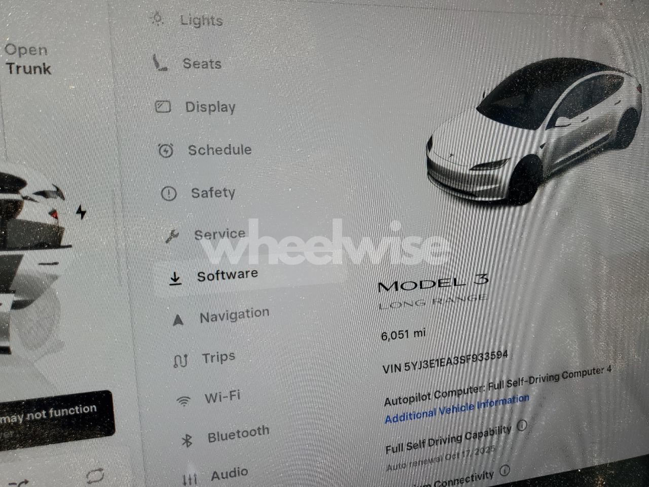 Photo 9 of 2025 TESLA MODEL 3 (VIN 5YJ3E1EA3SF933594)
