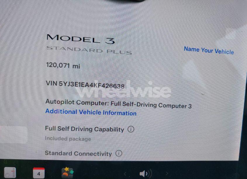 Photo 7 of 2019 Tesla Model 3 LONG RANGE/MID RANGE/STANDARD RANGE/STANDARD RANGE PLUS (VIN 5YJ3E1EA4KF426638)