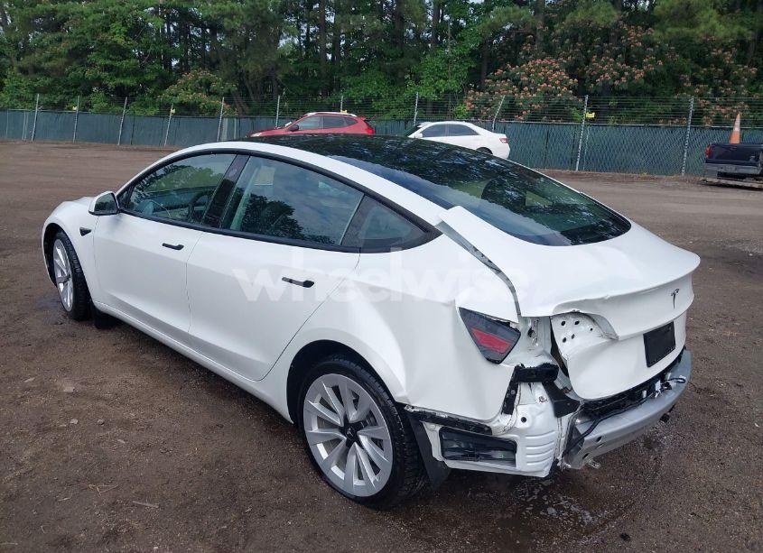 Photo 3 of 2021 Tesla Model 3 STANDARD RANGE PLUS REAR-WHEEL DRIVE (VIN 5YJ3E1EA4MF043432)