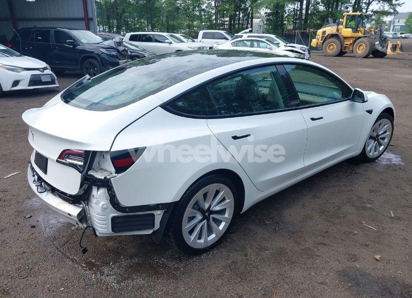 Photo 4 of 2021 Tesla Model 3 STANDARD RANGE PLUS REAR-WHEEL DRIVE (VIN 5YJ3E1EA4MF043432)