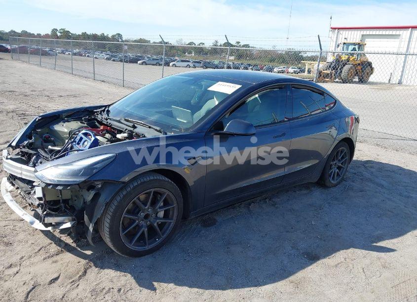 Photo 2 of 2021 Tesla Model 3 STANDARD RANGE PLUS REAR-WHEEL DRIVE (VIN 5YJ3E1EA4MF089584)