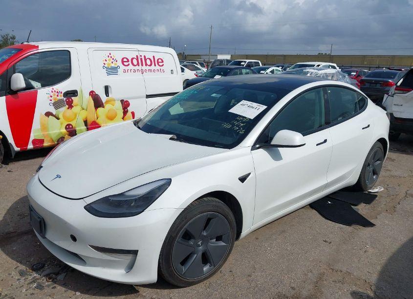 Photo 2 of 2021 Tesla Model 3 STANDARD RANGE PLUS REAR-WHEEL DRIVE (VIN 5YJ3E1EA4MF098284)