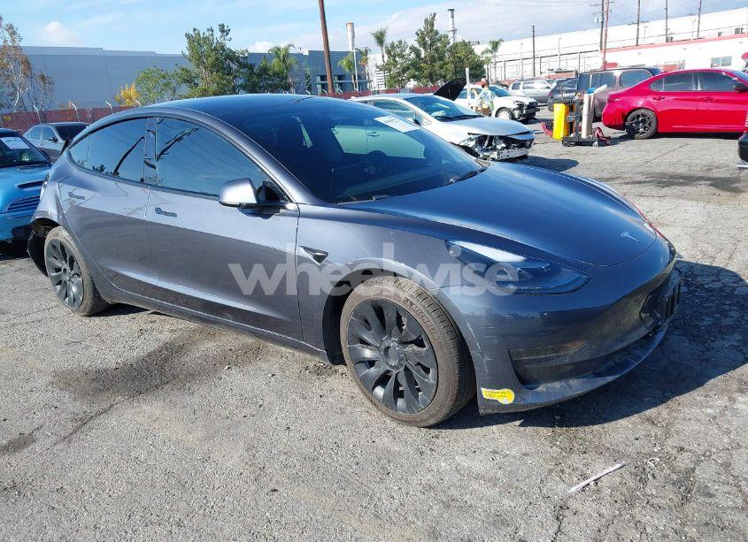 2022 Tesla Model 3 REAR-WHEEL DRIVE (VIN 5YJ3E1EA4NF148425) main photo