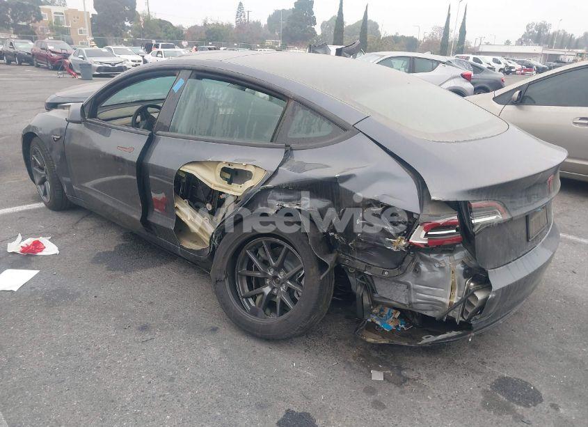 Photo 3 of 2022 Tesla Model 3 REAR-WHEEL DRIVE (VIN 5YJ3E1EA4NF210499)