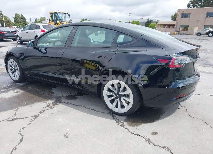 Photo 3 of 2022 Tesla Model 3 REAR-WHEEL DRIVE (VIN 5YJ3E1EA4NF302910)