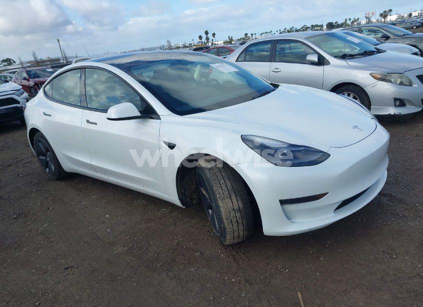 2023 Tesla Model 3 REAR-WHEEL DRIVE (VIN 5YJ3E1EA4PF405361) main photo