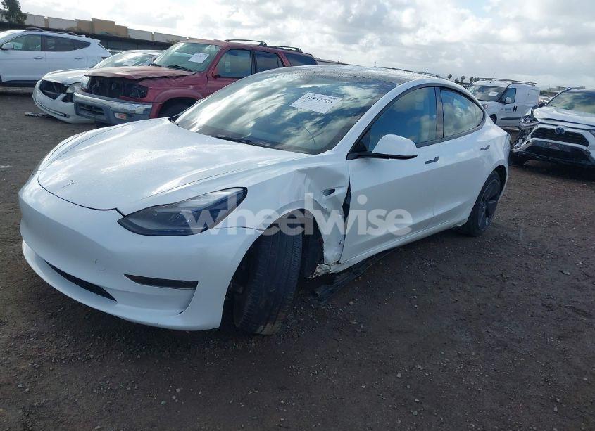 Photo 2 of 2023 Tesla Model 3 REAR-WHEEL DRIVE (VIN 5YJ3E1EA4PF405361)