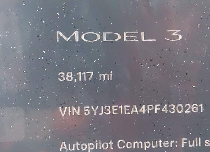Photo 14 of 2023 Tesla Model 3 REAR-WHEEL DRIVE (VIN 5YJ3E1EA4PF430261)