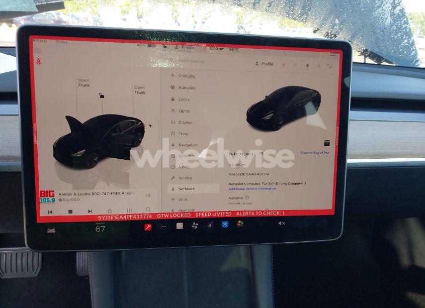 Photo 18 of 2023 Tesla Model 3 REAR-WHEEL DRIVE (VIN 5YJ3E1EA4PF433774)