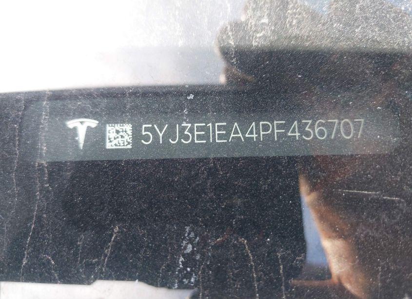 Photo 9 of 2023 Tesla Model 3 REAR-WHEEL DRIVE (VIN 5YJ3E1EA4PF436707)