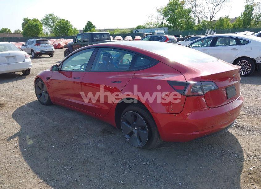 Photo 3 of 2023 Tesla Model 3 REAR-WHEEL DRIVE (VIN 5YJ3E1EA4PF454155)