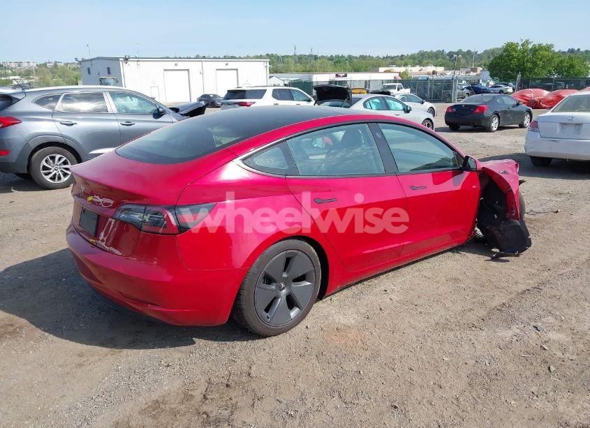 Photo 4 of 2023 Tesla Model 3 REAR-WHEEL DRIVE (VIN 5YJ3E1EA4PF454155)