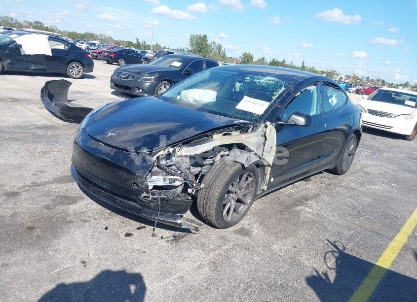 Photo 2 of 2023 Tesla Model 3 REAR-WHEEL DRIVE (VIN 5YJ3E1EA4PF459517)