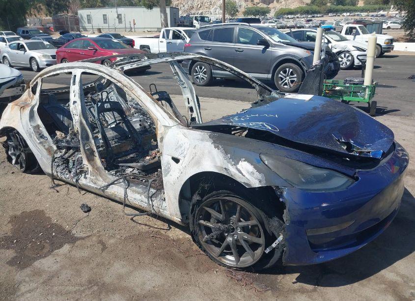 2023 Tesla Model 3 REAR-WHEEL DRIVE (VIN 5YJ3E1EA4PF466645) main photo