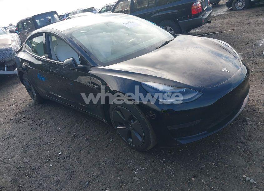 2023 Tesla Model 3 REAR-WHEEL DRIVE (VIN 5YJ3E1EA4PF554885) main photo