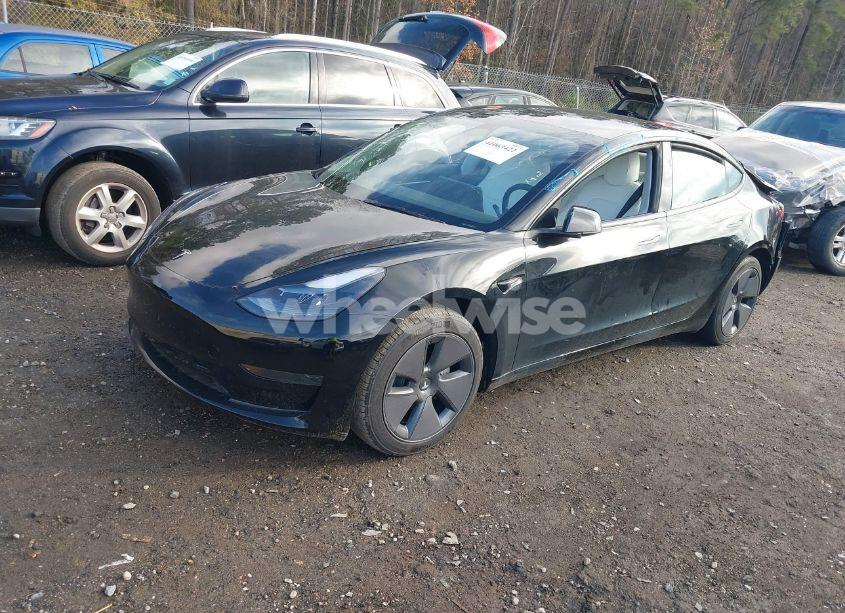 Photo 2 of 2023 Tesla Model 3 REAR-WHEEL DRIVE (VIN 5YJ3E1EA4PF554885)