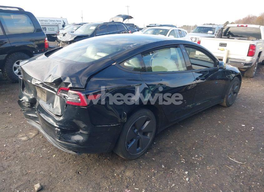 Photo 4 of 2023 Tesla Model 3 REAR-WHEEL DRIVE (VIN 5YJ3E1EA4PF554885)