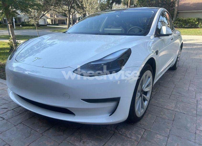 Photo 2 of 2023 Tesla Model 3 REAR-WHEEL DRIVE (VIN 5YJ3E1EA4PF555051)