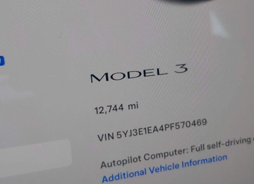 Photo 16 of 2023 Tesla Model 3 REAR-WHEEL DRIVE (VIN 5YJ3E1EA4PF570469)