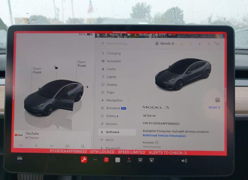 Photo 18 of 2023 Tesla Model 3 REAR-WHEEL DRIVE (VIN 5YJ3E1EA4PF698033)