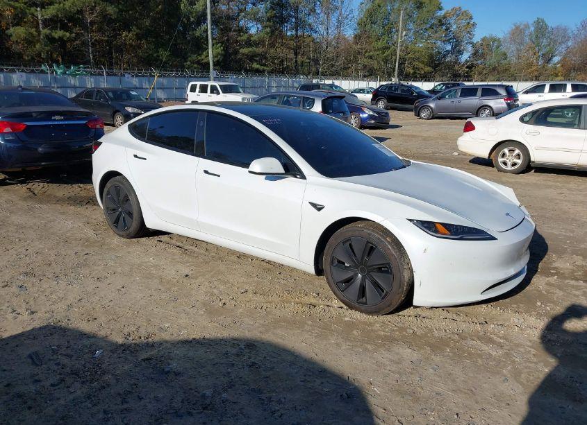 2024 Tesla Model 3 REAR-WHEEL DRIVE (VIN 5YJ3E1EA4RF732586) main photo