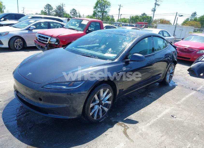 Photo 2 of 2024 Tesla Model 3 LONG RANGE DUAL MOTOR ALL-WHEEL DRIVE/REAR-WHEEL DRIVE (VIN 5YJ3E1EA4RF735729)