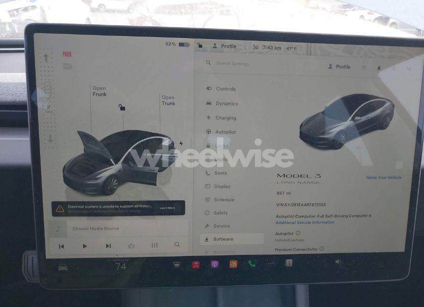 Photo 18 of 2024 Tesla Model 3 LONG RANGE DUAL MOTOR ALL-WHEEL DRIVE/REAR-WHEEL DRIVE (VIN 5YJ3E1EA4RF872105)