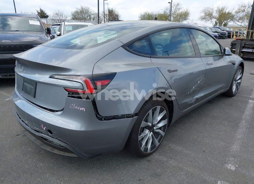 Photo 4 of 2024 Tesla Model 3 LONG RANGE DUAL MOTOR ALL-WHEEL DRIVE/REAR-WHEEL DRIVE (VIN 5YJ3E1EA4RF872105)
