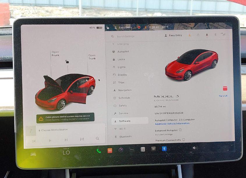 Photo 19 of 2018 Tesla Model 3 LONG RANGE/MID RANGE (VIN 5YJ3E1EA5JF052524)