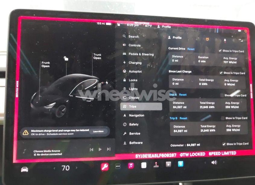 Photo 17 of 2020 Tesla Model 3 STANDARD RANGE PLUS REAR-WHEEL DRIVE/STANDARD RANGE REAR-WHEEL DRIVE (VIN 5YJ3E1EA5LF609287)