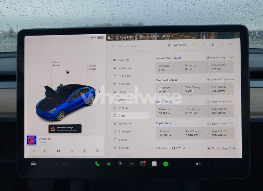 Photo 7 of 2021 Tesla Model 3 STANDARD RANGE PLUS REAR-WHEEL DRIVE (VIN 5YJ3E1EA5MF027613)