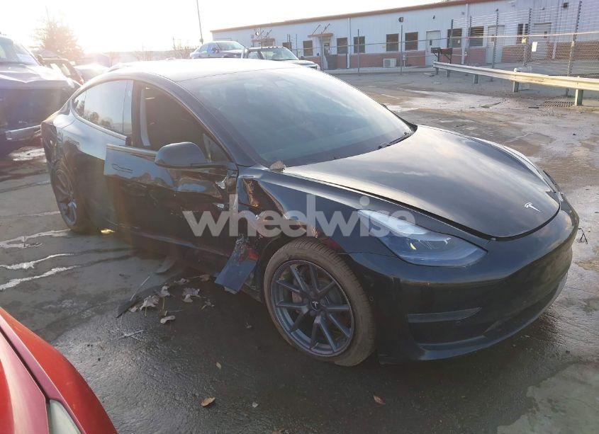 2021 Tesla Model 3 STANDARD RANGE PLUS REAR-WHEEL DRIVE (VIN 5YJ3E1EA5MF031614) main photo