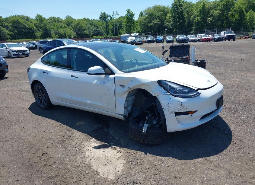 2021 Tesla Model 3 STANDARD RANGE PLUS REAR-WHEEL DRIVE (VIN 5YJ3E1EA5MF085107) main photo