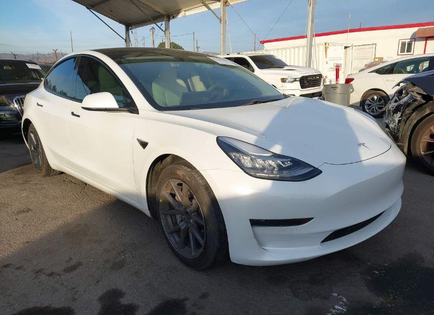 2021 Tesla Model 3 STANDARD RANGE PLUS REAR-WHEEL DRIVE (VIN 5YJ3E1EA5MF858898) main photo