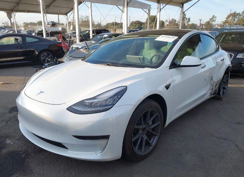 Photo 2 of 2021 Tesla Model 3 STANDARD RANGE PLUS REAR-WHEEL DRIVE (VIN 5YJ3E1EA5MF858898)