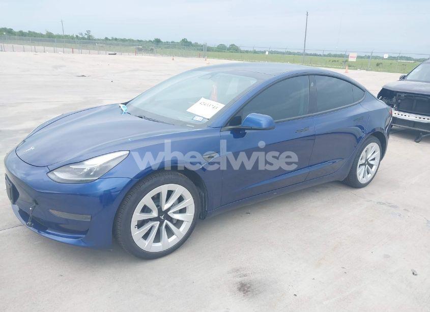 Photo 2 of 2021 Tesla Model 3 STANDARD RANGE PLUS REAR-WHEEL DRIVE (VIN 5YJ3E1EA5MF920719)