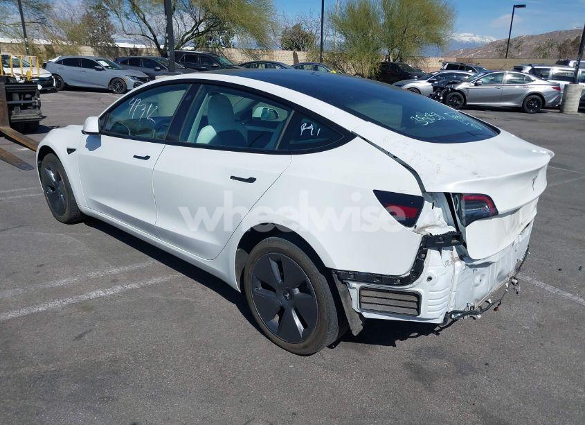 Photo 3 of 2022 Tesla Model 3 REAR-WHEEL DRIVE (VIN 5YJ3E1EA5NF248033)