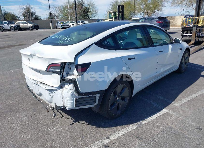 Photo 4 of 2022 Tesla Model 3 REAR-WHEEL DRIVE (VIN 5YJ3E1EA5NF248033)