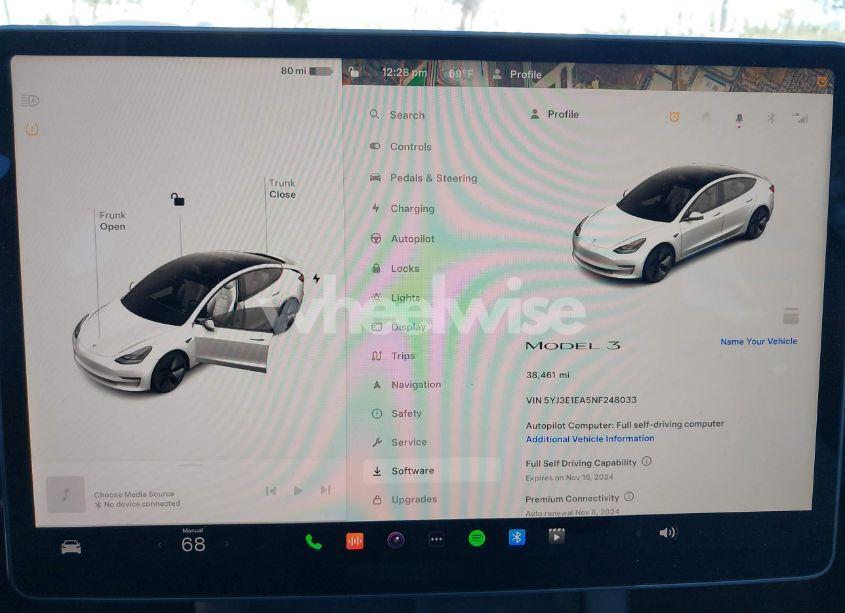 Photo 7 of 2022 Tesla Model 3 REAR-WHEEL DRIVE (VIN 5YJ3E1EA5NF248033)