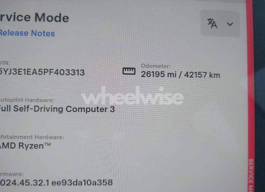 Photo 15 of 2023 Tesla Model 3 REAR-WHEEL DRIVE (VIN 5YJ3E1EA5PF403313)