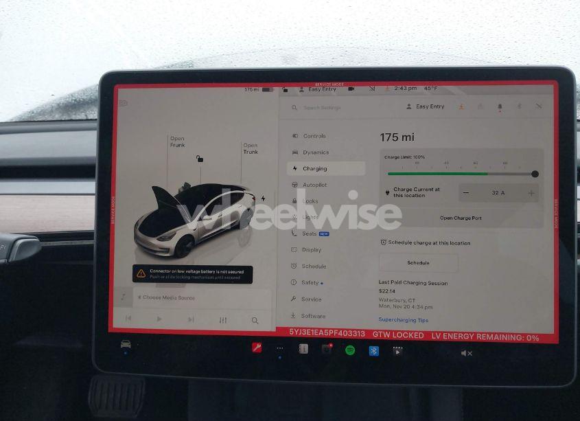 Photo 17 of 2023 Tesla Model 3 REAR-WHEEL DRIVE (VIN 5YJ3E1EA5PF403313)