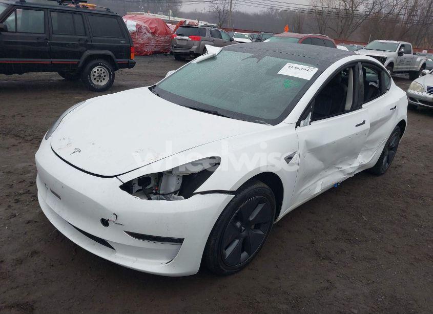 Photo 2 of 2023 Tesla Model 3 REAR-WHEEL DRIVE (VIN 5YJ3E1EA5PF403313)