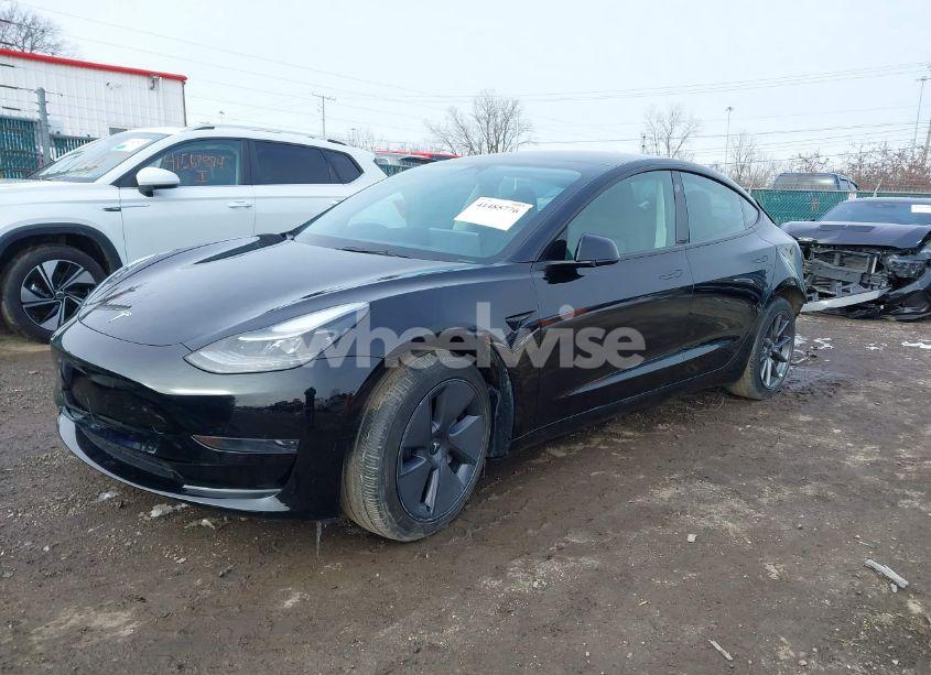 Photo 2 of 2023 Tesla Model 3 REAR-WHEEL DRIVE (VIN 5YJ3E1EA5PF452558)