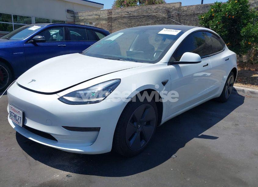 Photo 2 of 2023 Tesla Model 3 REAR-WHEEL DRIVE (VIN 5YJ3E1EA5PF491361)
