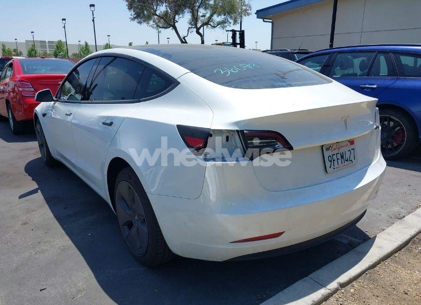 Photo 3 of 2023 Tesla Model 3 REAR-WHEEL DRIVE (VIN 5YJ3E1EA5PF491361)