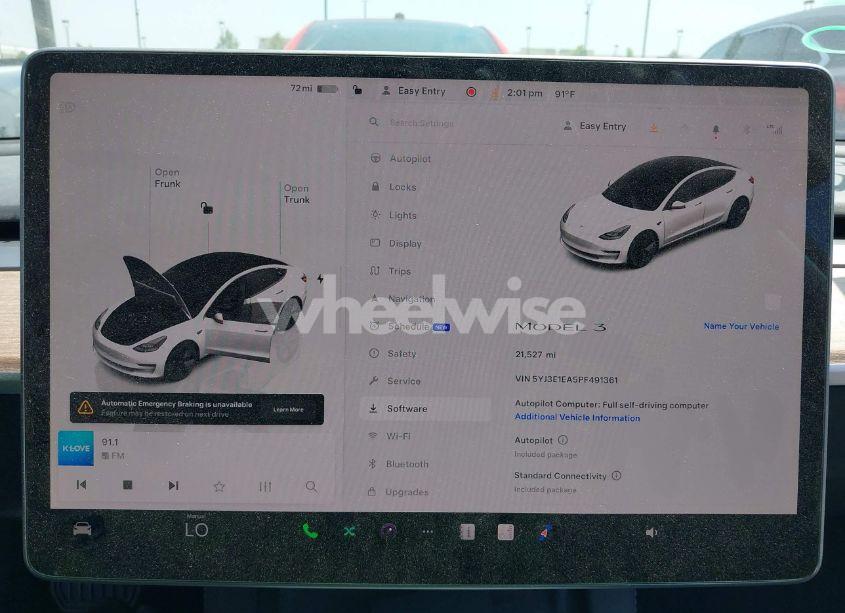 Photo 7 of 2023 Tesla Model 3 REAR-WHEEL DRIVE (VIN 5YJ3E1EA5PF491361)