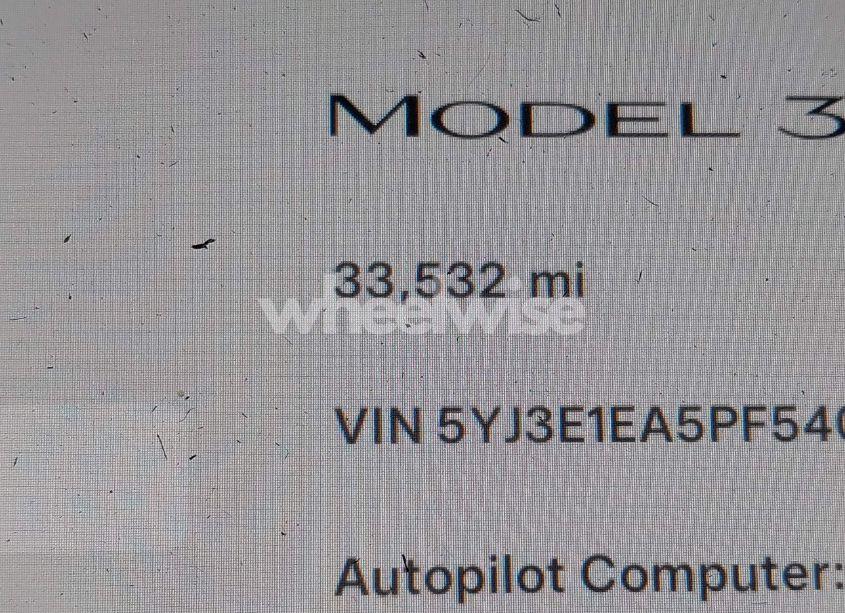 Photo 15 of 2023 Tesla Model 3 REAR-WHEEL DRIVE (VIN 5YJ3E1EA5PF540803)