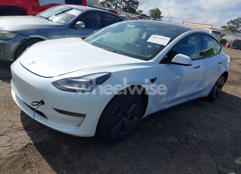 Photo 2 of 2023 Tesla Model 3 REAR-WHEEL DRIVE (VIN 5YJ3E1EA5PF546696)