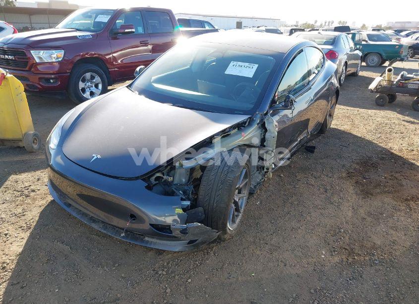 Photo 2 of 2023 Tesla Model 3 REAR-WHEEL DRIVE (VIN 5YJ3E1EA5PF621736)